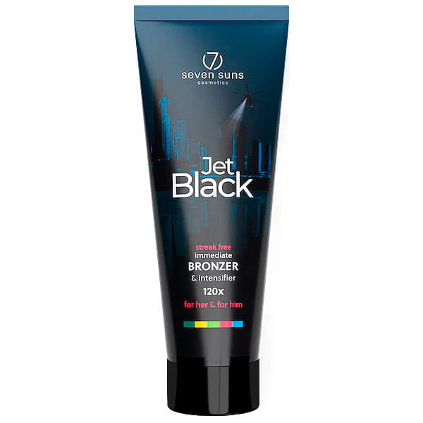 Jet black Dark Bronzer (250ml) - 7Suns Cosmetics
